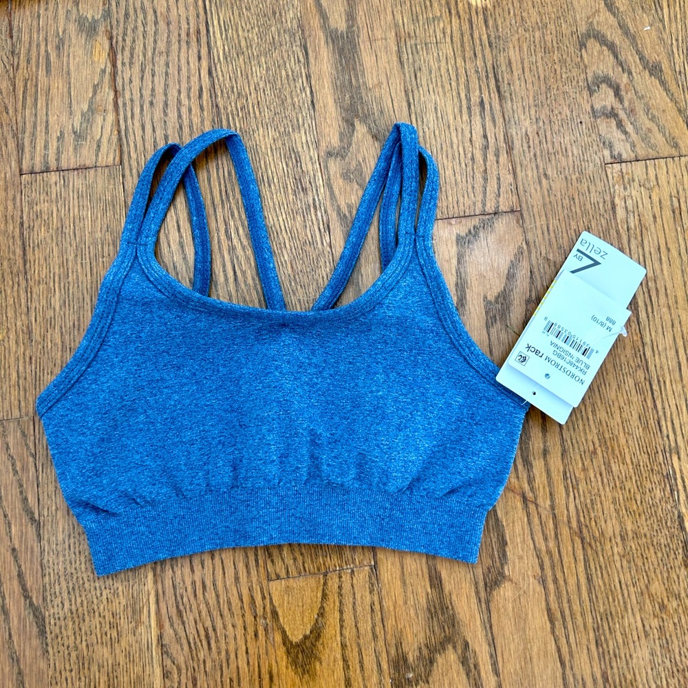 NWT Zella girls sports bra athletic top size medium 8/10